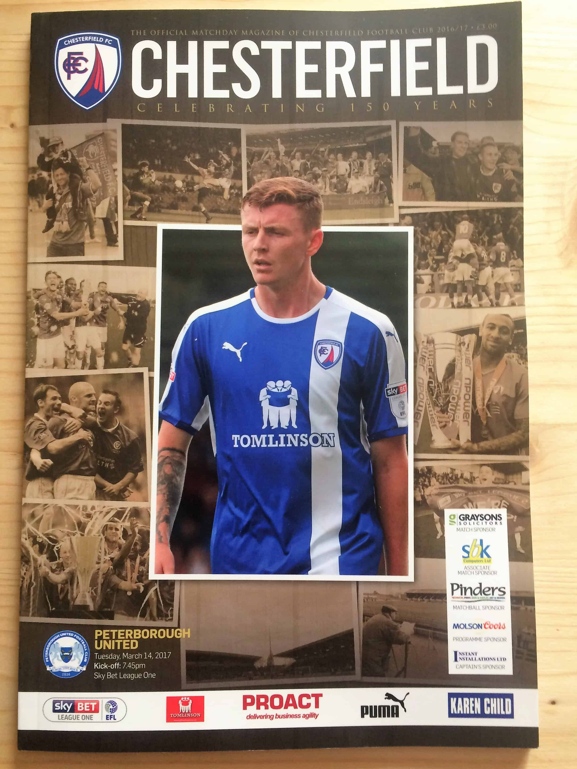 Chesterfield FC v Peterborough United FC